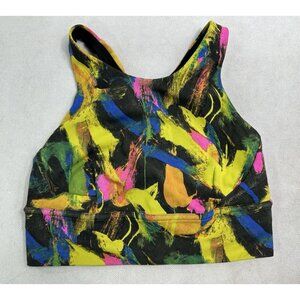 Lululemon Wunder Train Longline Bra 6 Medium Support C/D Cup Undertone Black EUC